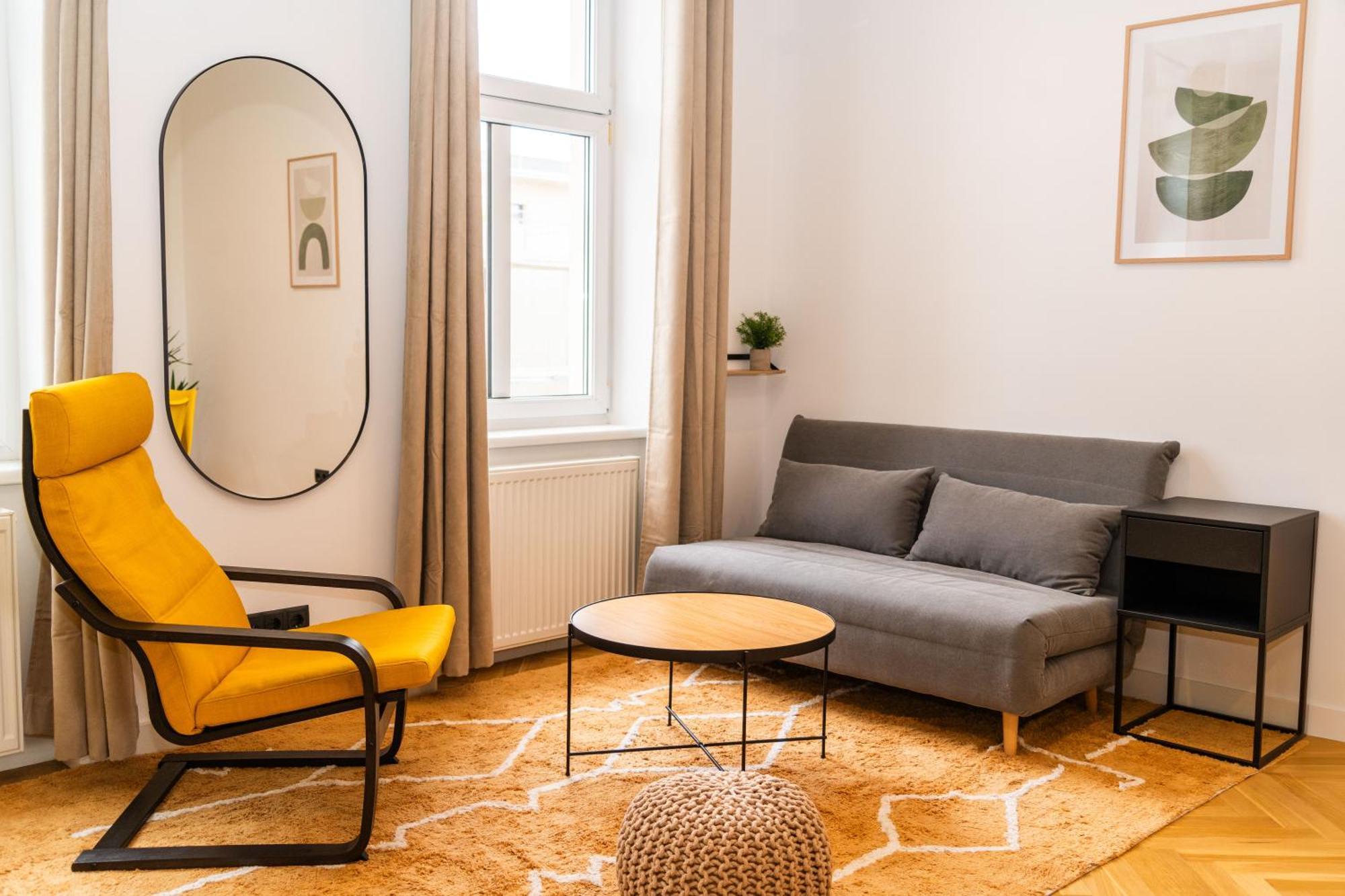 Myflat - Bright Apartment Near Central Station Wina Ruang foto